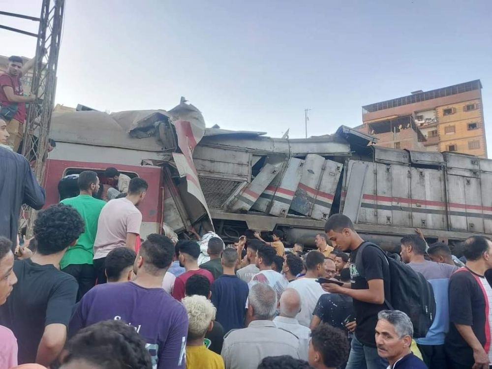 موقع حادث قطار الشرقية- متداولة