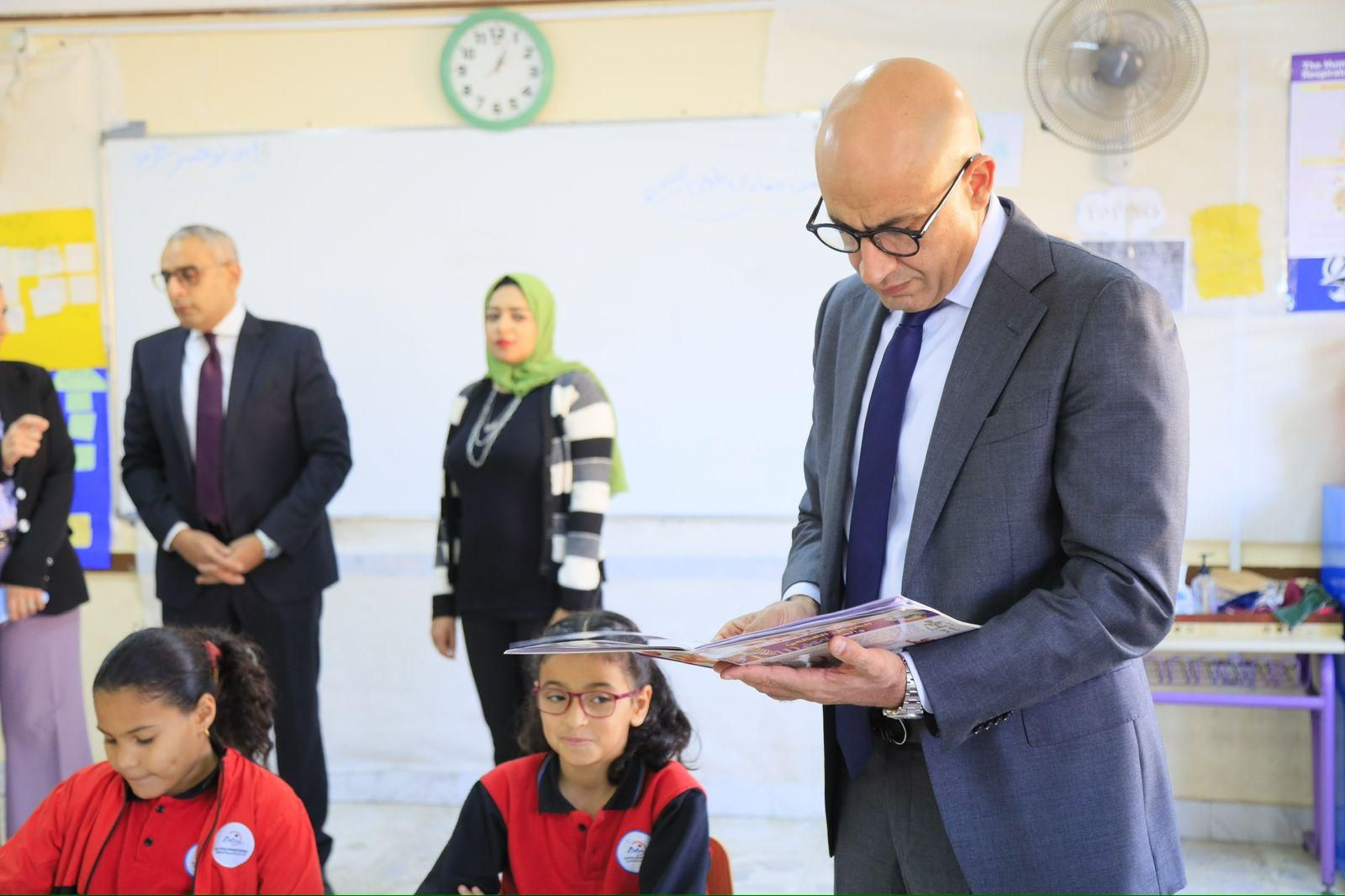 وزير التعليم يتفقد المدرسة المصرية اليابانية وزير التعليم يتفقد المدرسة المصرية اليابانية