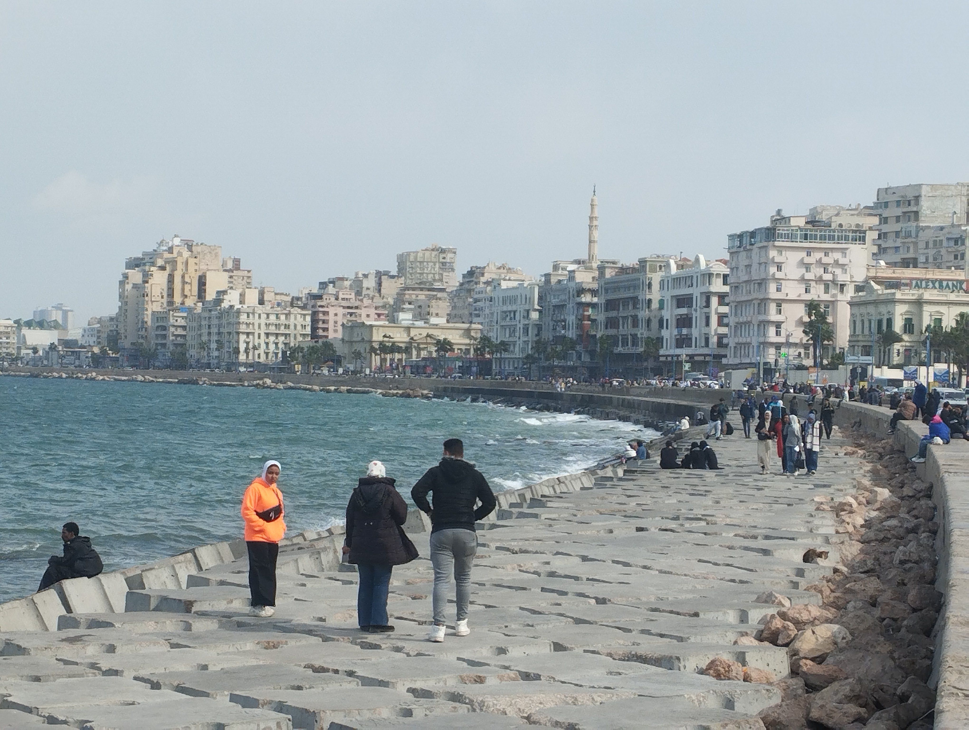 نشاط للرياح وطقس شديد البرودة في الإسكندرية نشاط للرياح وطقس شديد البرودة في الإسكندرية
