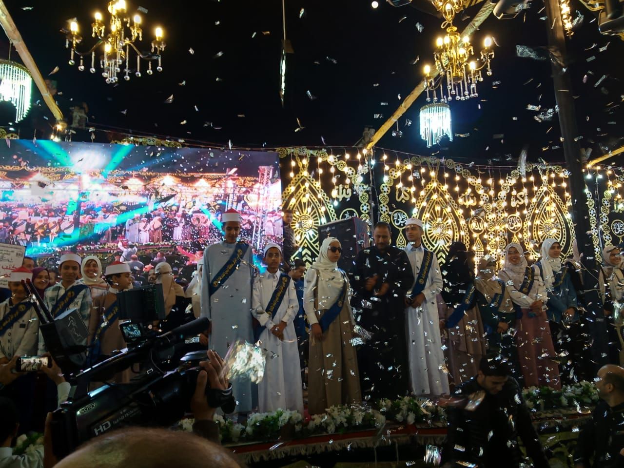 جانب من الاحتفالية جانب من الاحتفالية
