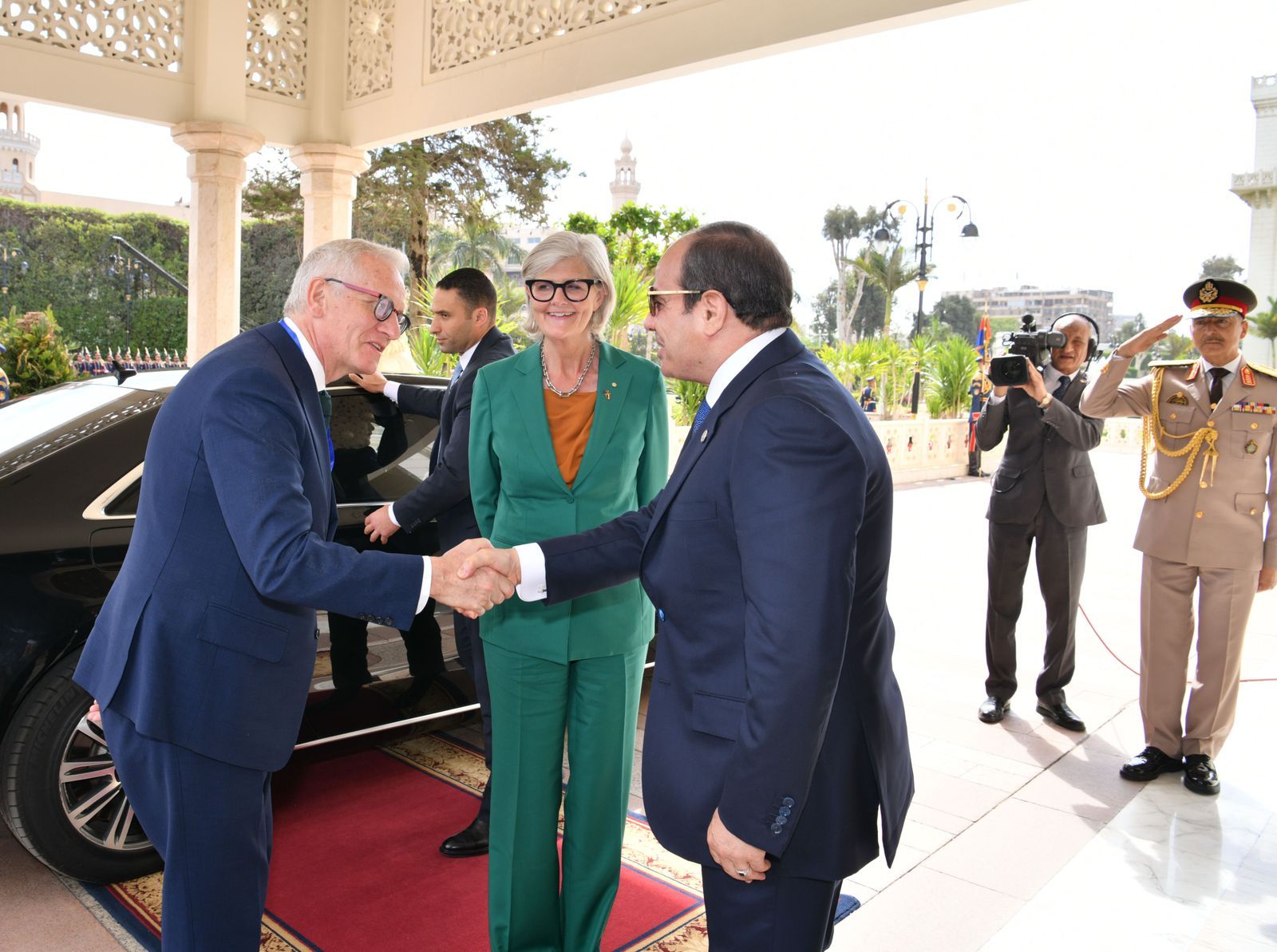 الرئيس السيسى والسيدة سام موستين الحاكم العام لكومنولث أستراليا (3) الرئيس السيسى والسيدة سام موستين الحاكم العام لكومنولث أستراليا (3)