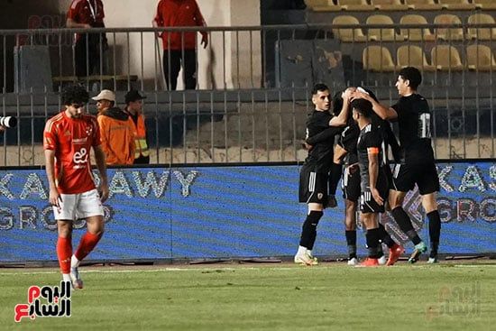 احتفال لاعبى بتروجت بالهدف احتفال لاعبى بتروجت بالهدف