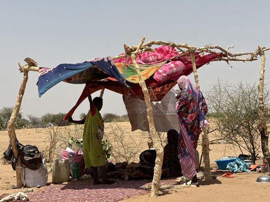 النازحون السودانيون (9) النازحون السودانيون (9)