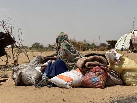 النازحون السودانيون (6) النازحون السودانيون (6)