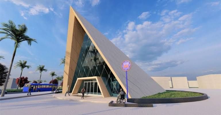 تصميم مدخل محطة مترو الرماية بالخط الرابع للمترو تصميم مدخل محطة مترو الرماية بالخط الرابع للمترو