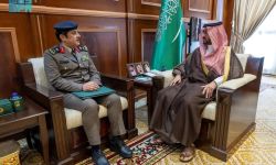 نائب أمير حائل يستقبل مدير الدفاع المدني اللواء طارق بن عبدالله