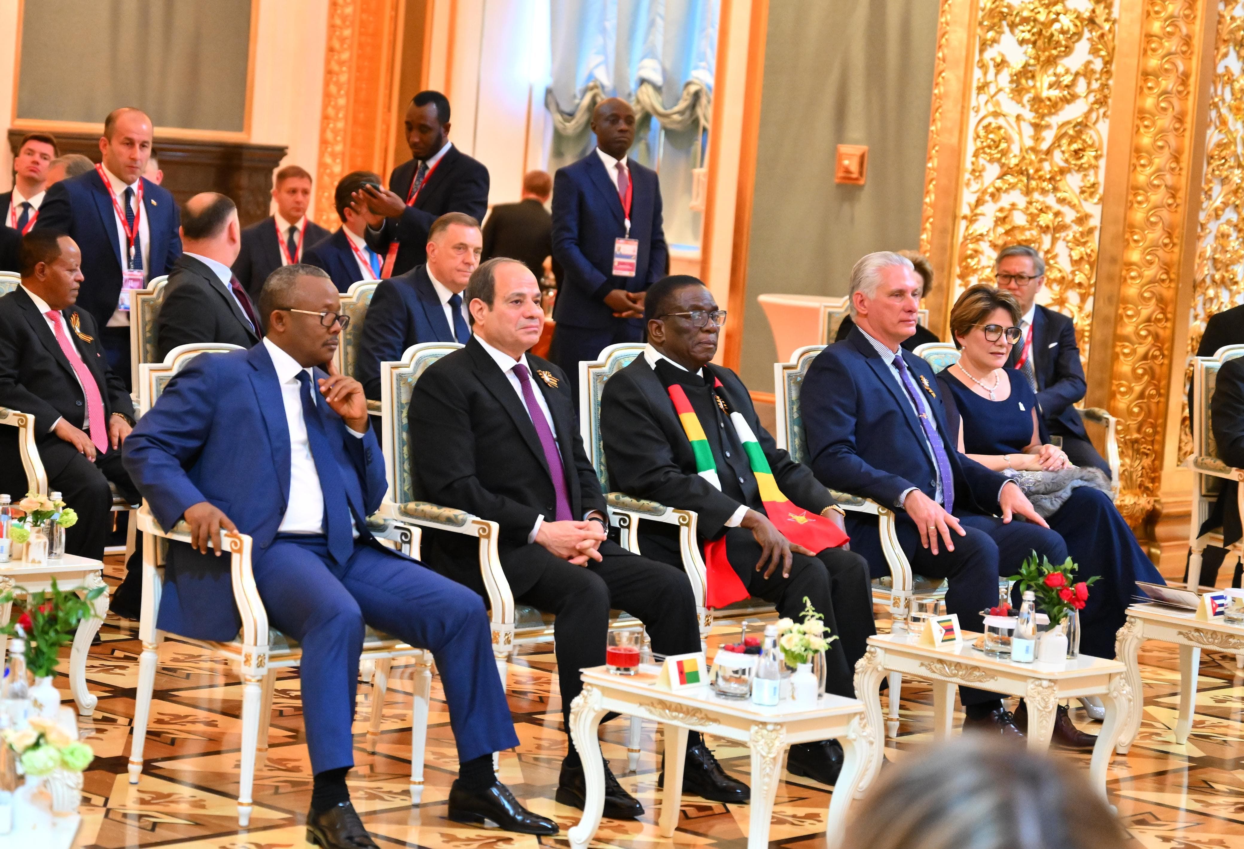 الرئيس السيسى فى حفل العشاء الرئيس السيسى فى حفل العشاء
