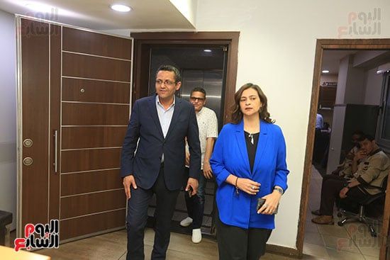 خالد البلشى وعلا الشافعى خالد البلشى وعلا الشافعى