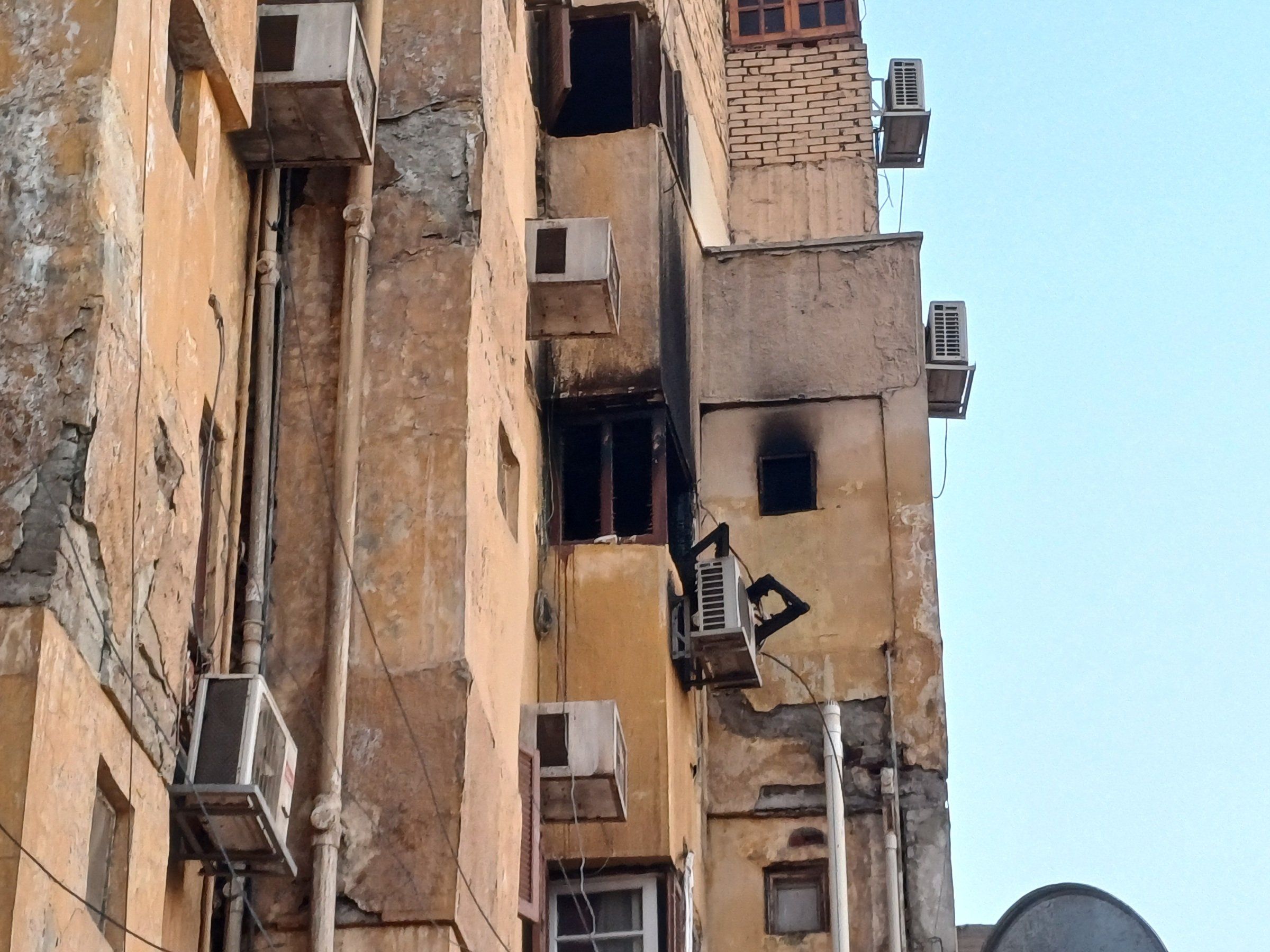 آثار الحريق آثار الحريق
