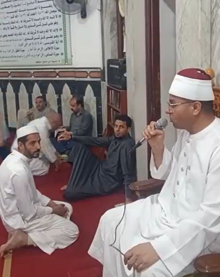 جانب من مقرأة الجمهور بمسجد الفتح جانب من مقرأة الجمهور بمسجد الفتح