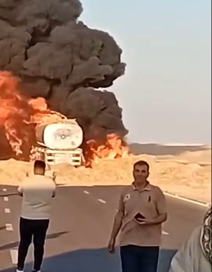 جانب من الحادث جانب من الحادث
