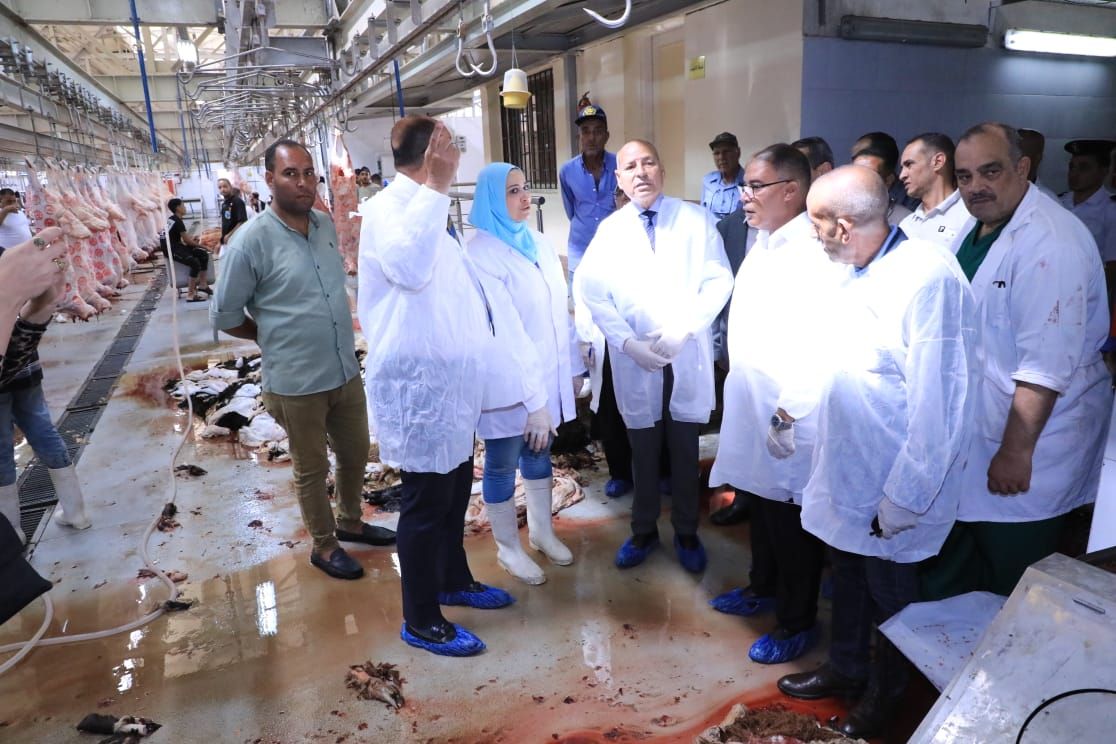 محافظ القاهرة يتفقد استعدادات مجزر 15 مايو لاستقبال عيد الأضحى محافظ القاهرة يتفقد استعدادات مجزر 15 مايو لاستقبال عيد الأضحى