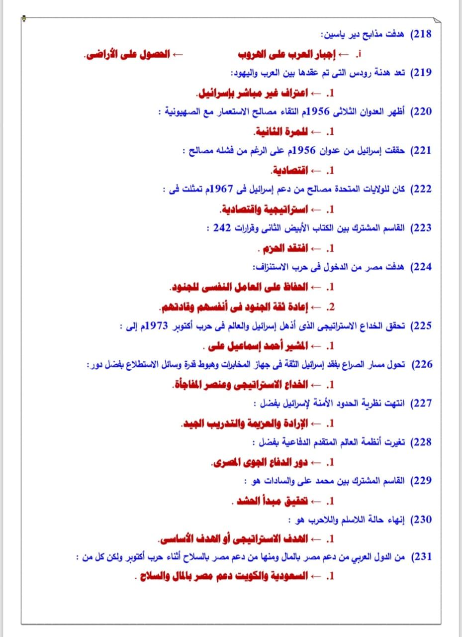 أهم الأسئلة فى التاريخ أهم الأسئلة فى التاريخ