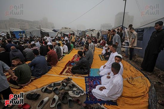 صلاة العيد من غزة صلاة العيد من غزة