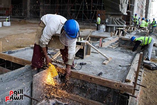 أعمال التشييد الآن بالمتحف الكبير (7) أعمال التشييد الآن بالمتحف الكبير (7)