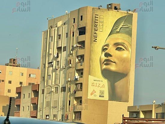 العقارات تتجمل بجداريات فنية لملوك مصر القدماء العقارات تتجمل بجداريات فنية لملوك مصر القدماء