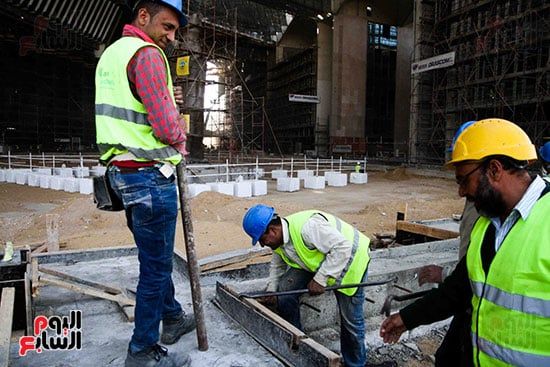 أعمال التشييد الآن بالمتحف الكبير (4) أعمال التشييد الآن بالمتحف الكبير (4)
