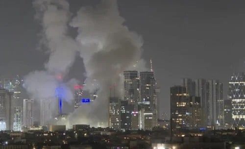 صواريخ إيران فى تل أبيب صواريخ إيران فى تل أبيب