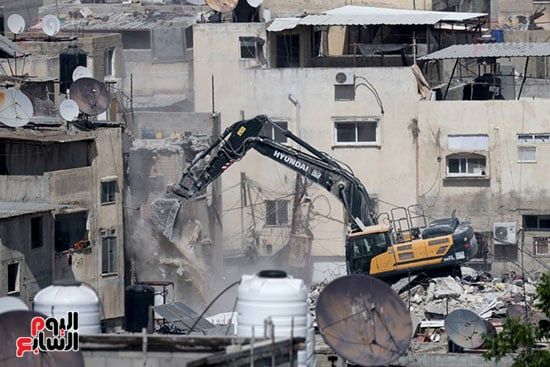 دمار كبير فى المبانى دمار كبير فى المبانى