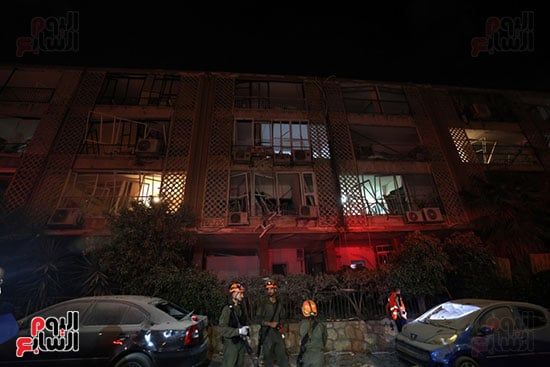 مبانى مدمرة نتيجة الضربات مبانى مدمرة نتيجة الضربات