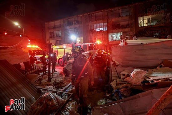 ضربات إيرانية على مدينة بات يام ضربات إيرانية على مدينة بات يام