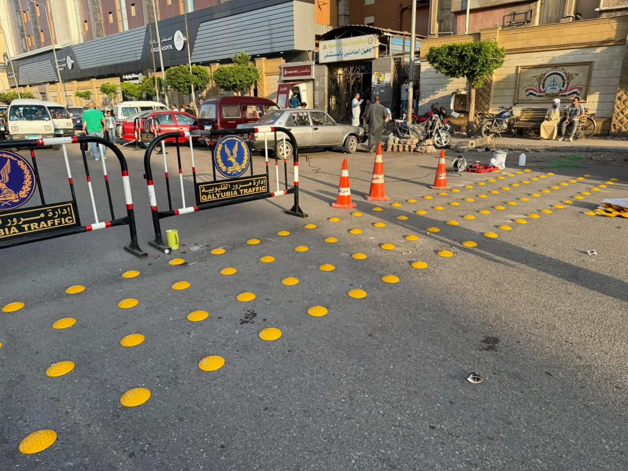 بعد تركيب المطبات بعد تركيب المطبات