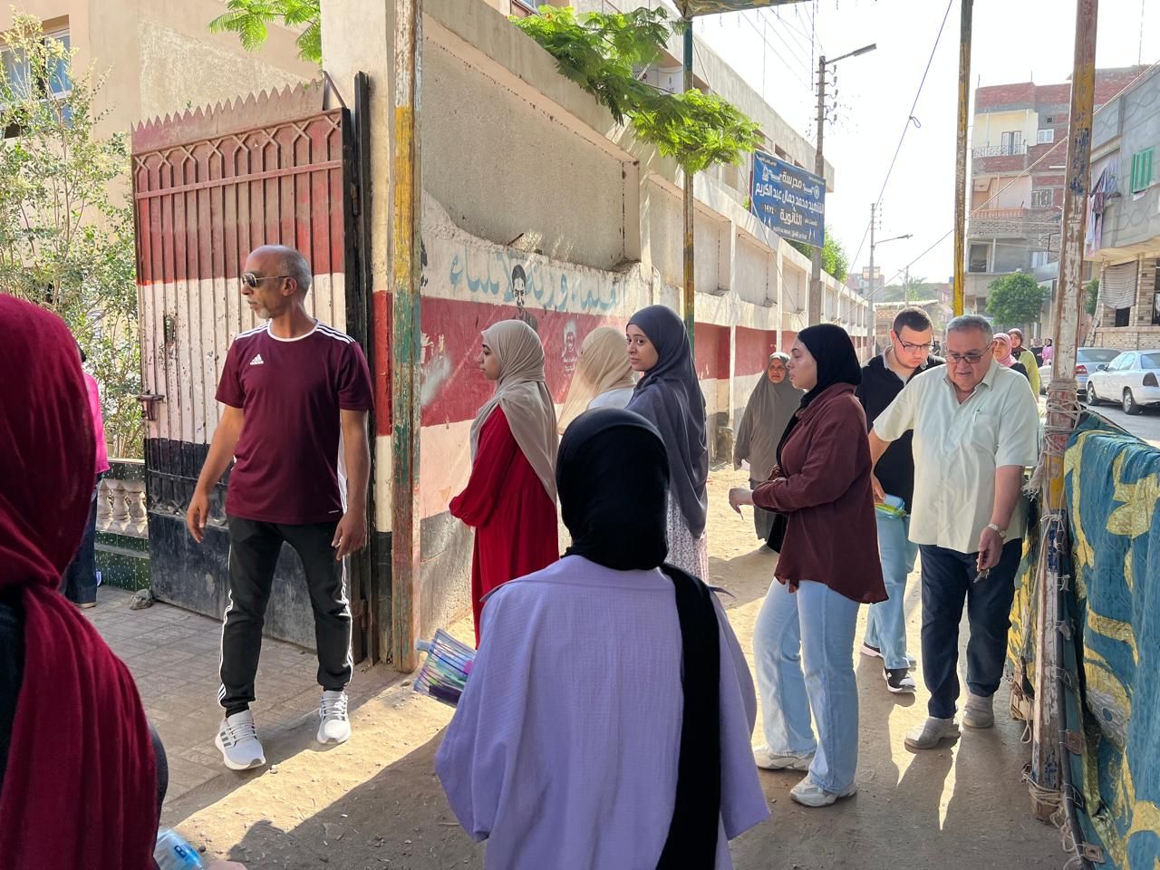 دخول طلاب الثانوية العامة للجان بالدقهلية دخول طلاب الثانوية العامة للجان بالدقهلية