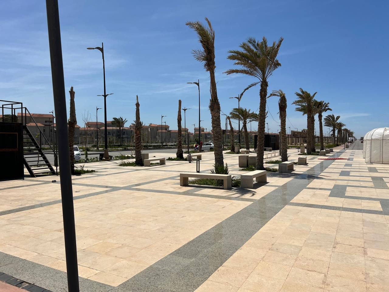 كورنيش المنصورة الجديدة نهارا كورنيش المنصورة الجديدة نهارا