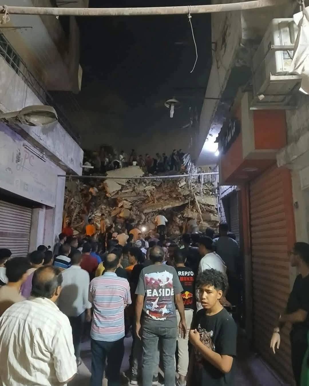 العقار المنهار بالسيدة زينب (1) العقار المنهار بالسيدة زينب (1)