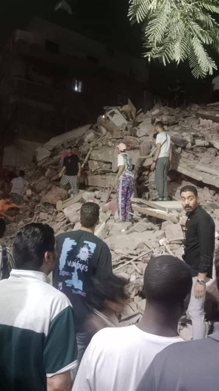 العقار المنهار بالسيدة زينب (4) العقار المنهار بالسيدة زينب (4)