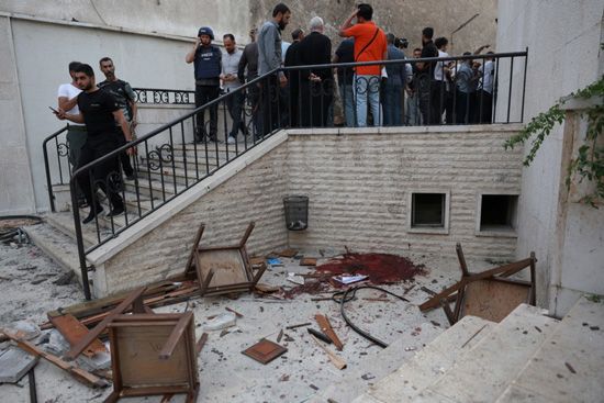 تفجير داعشي يستهدف كنيسة مار إلياس فى سوريا (14) تفجير داعشي يستهدف كنيسة مار إلياس فى سوريا (14)