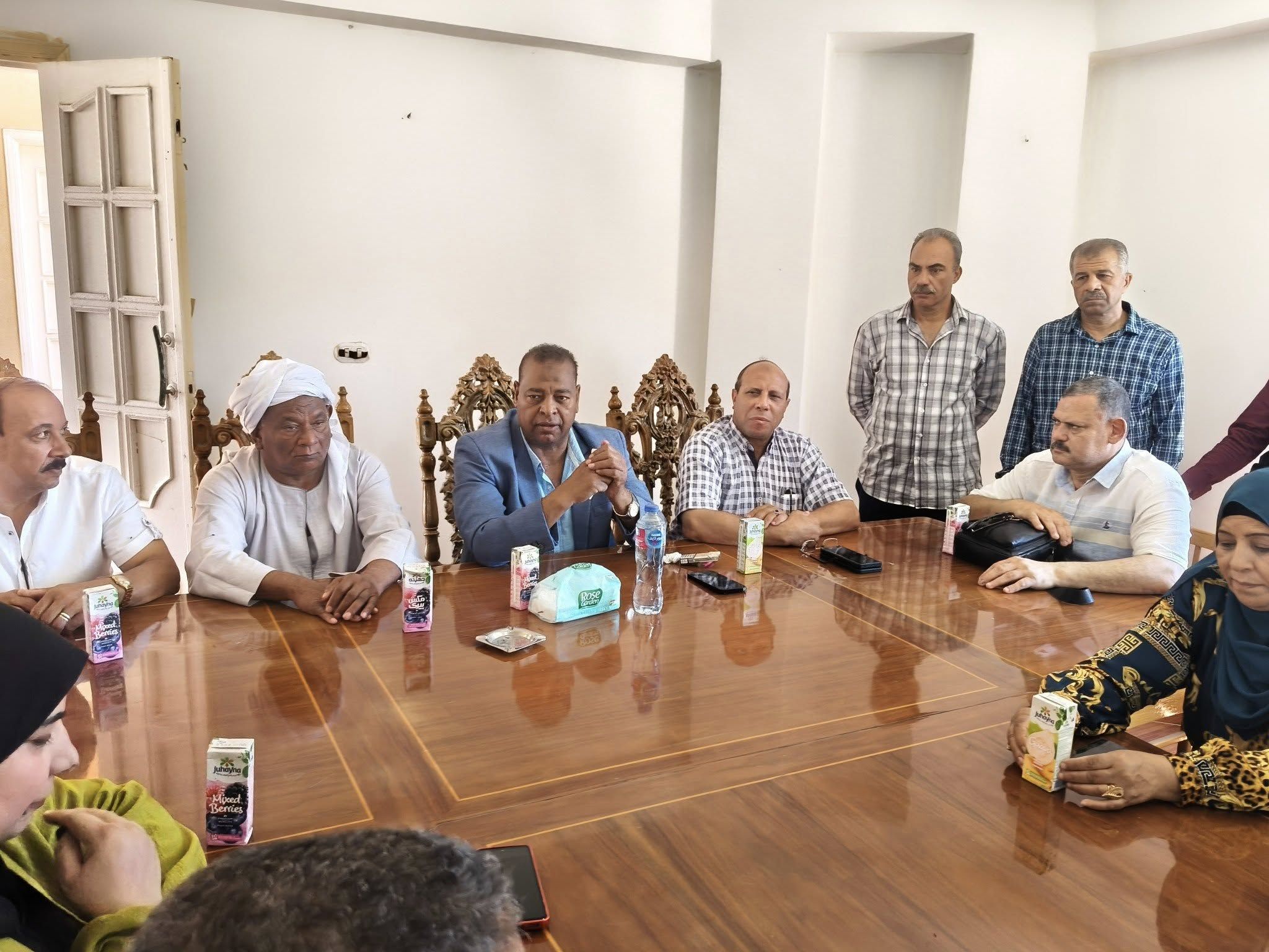 عيد مرسال رئيس النقابة العامة للعاملين بالزراعة خلال الاجتماع عيد مرسال رئيس النقابة العامة للعاملين بالزراعة خلال الاجتماع