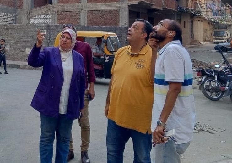 رئيس حي المنتزة تتابع عقار عزبة محسن رئيس حي المنتزة تتابع عقار عزبة محسن