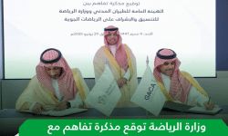 وزارة الرياضة توقع مذكرة تفاهم مع الهيئة العامة للطيران المدني