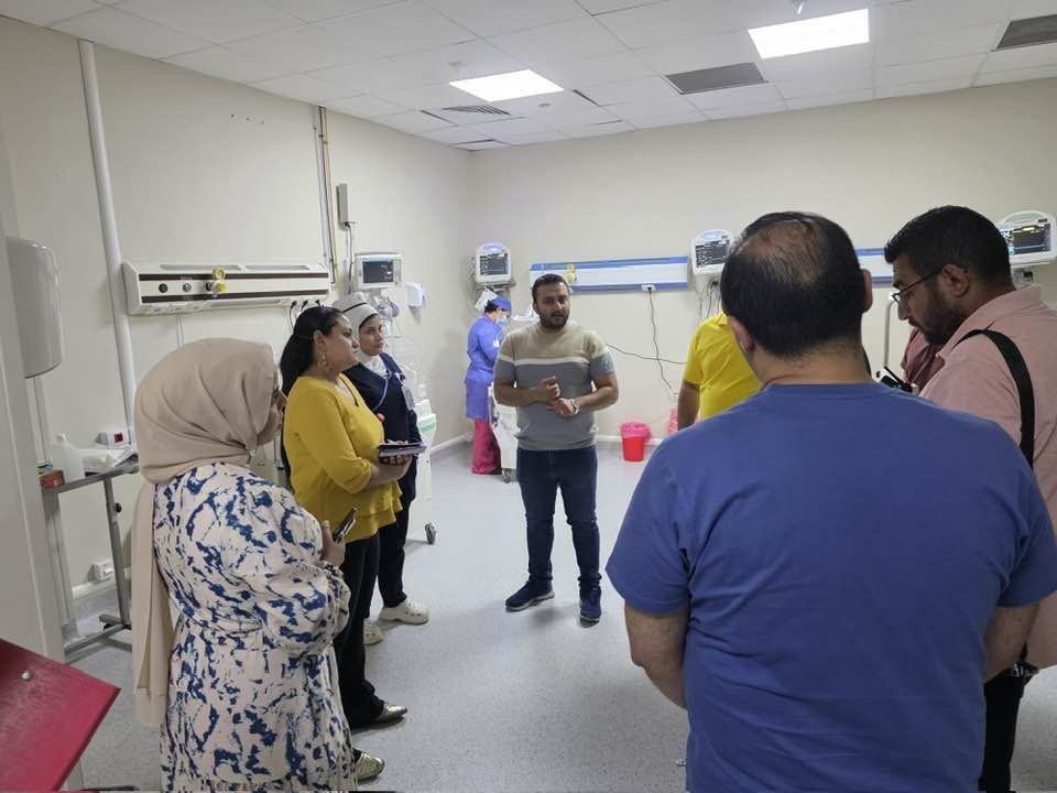 متابعة العمل بمستشفى حورس بأرمنت وأطفال العديسات متابعة العمل بمستشفى حورس بأرمنت وأطفال العديسات