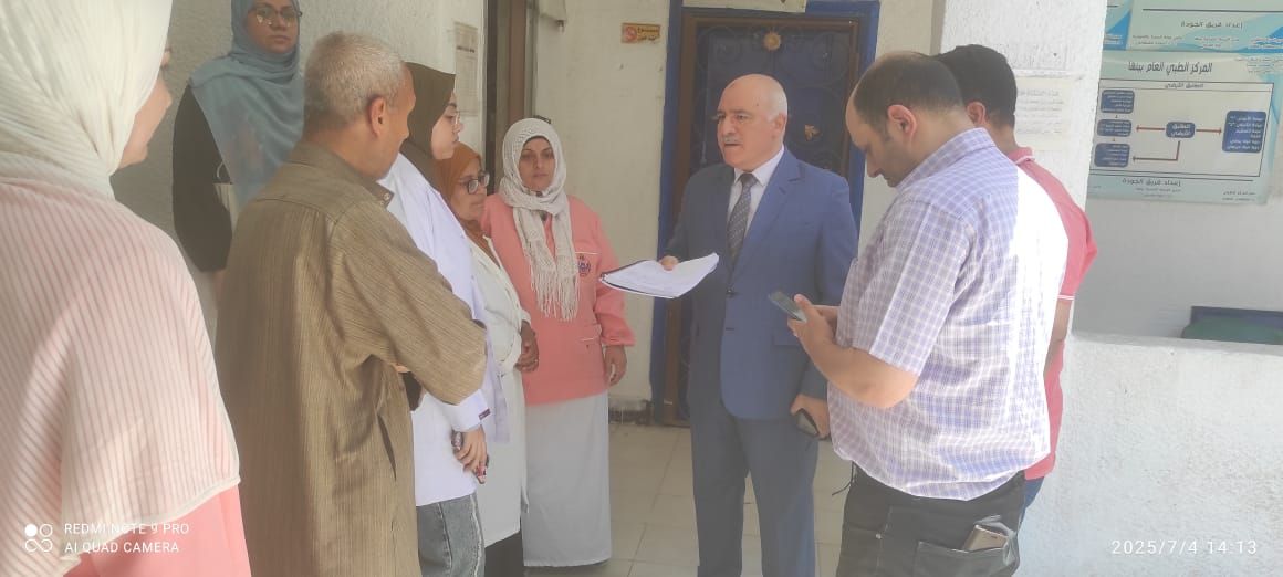 خلال تفقد أماكن استقبال مرشحي مجلس الشيوخ للفحص الطبي خلال تفقد أماكن استقبال مرشحي مجلس الشيوخ للفحص الطبي