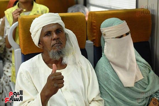 قطار العودة للسودان ينطلق من محطة مصر (10) قطار العودة للسودان ينطلق من محطة مصر (10)