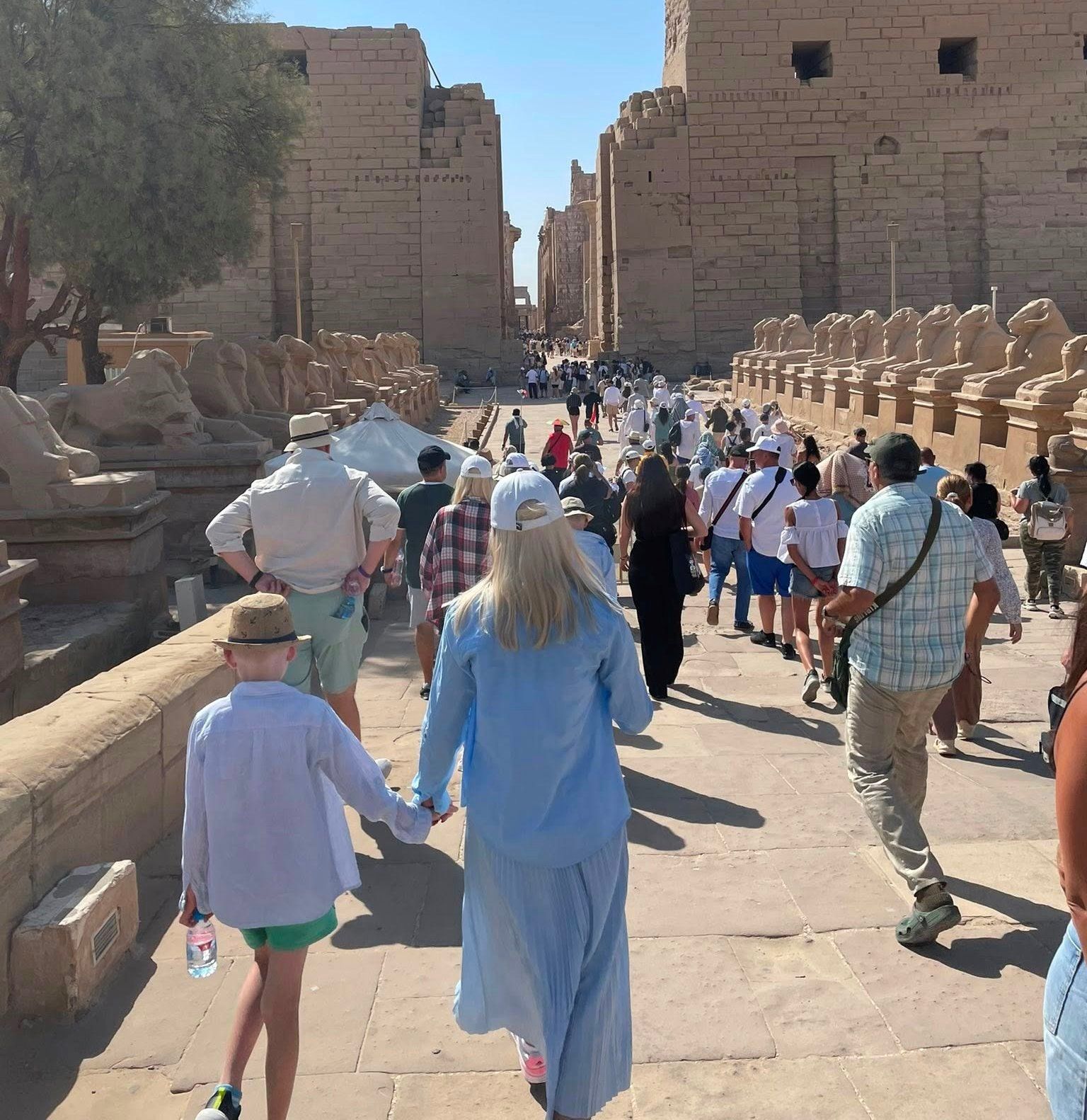 توافد السياح اليومى على المعابد بالأقصر