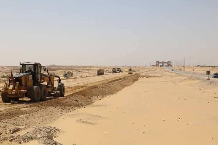 استكمال طريق الخارجة سوهاج