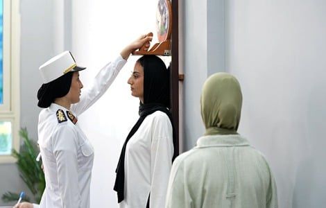 توافد الطلاب على كلية الشرطة لأداء الاختبارات المقررة (9) توافد الطلاب على كلية الشرطة لأداء الاختبارات المقررة (9)