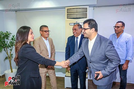 خلال زيارة قطاع تليفزيون اليوم السابع