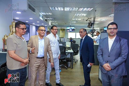 عبد الفتاح عبد المنعم ودندراوى الهوارى والدكتور أحمد محمود والأستاذ مصطفى عمار والزميل أحمد توفيق