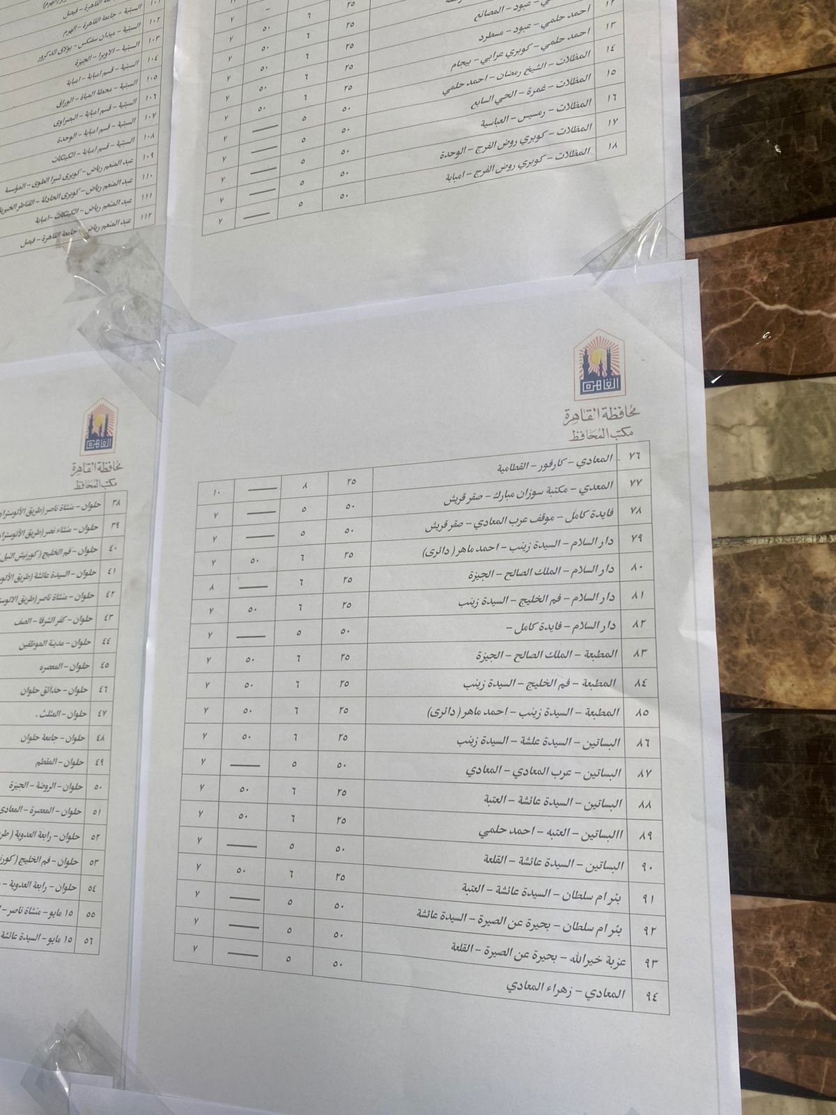 وضع لافتات تعريفة الركوب الجديدة بموقف عبدالمنعم رياض (4) وضع لافتات تعريفة الركوب الجديدة بموقف عبدالمنعم رياض (4)