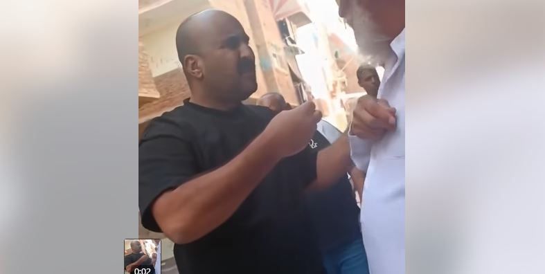 المعتدى على الرجل المسن بالسويس المعتدى على الرجل المسن بالسويس