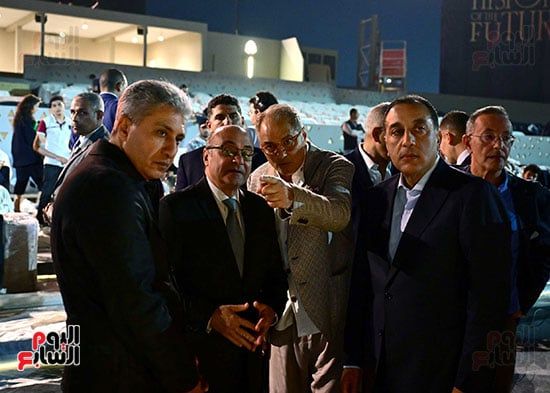 جانب من الزيارة جانب من الزيارة