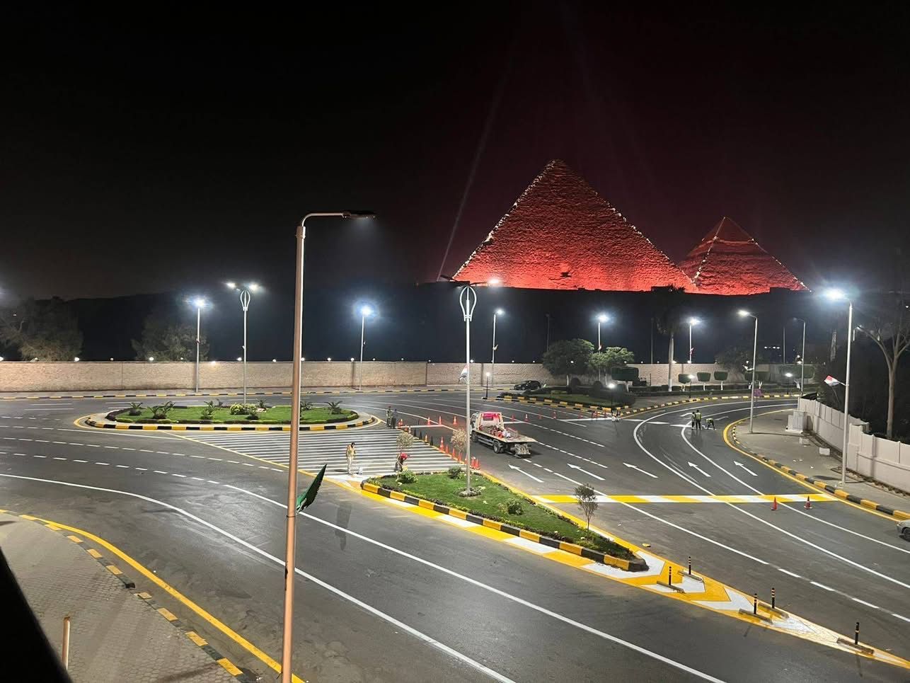 محيط المتحف المصري الكبير