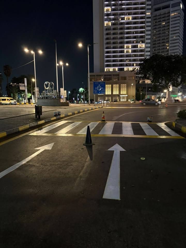 رفع كفاءة المسارات المؤدية للمتحف المصري الكبير (5) رفع كفاءة المسارات المؤدية للمتحف المصري الكبير (5)