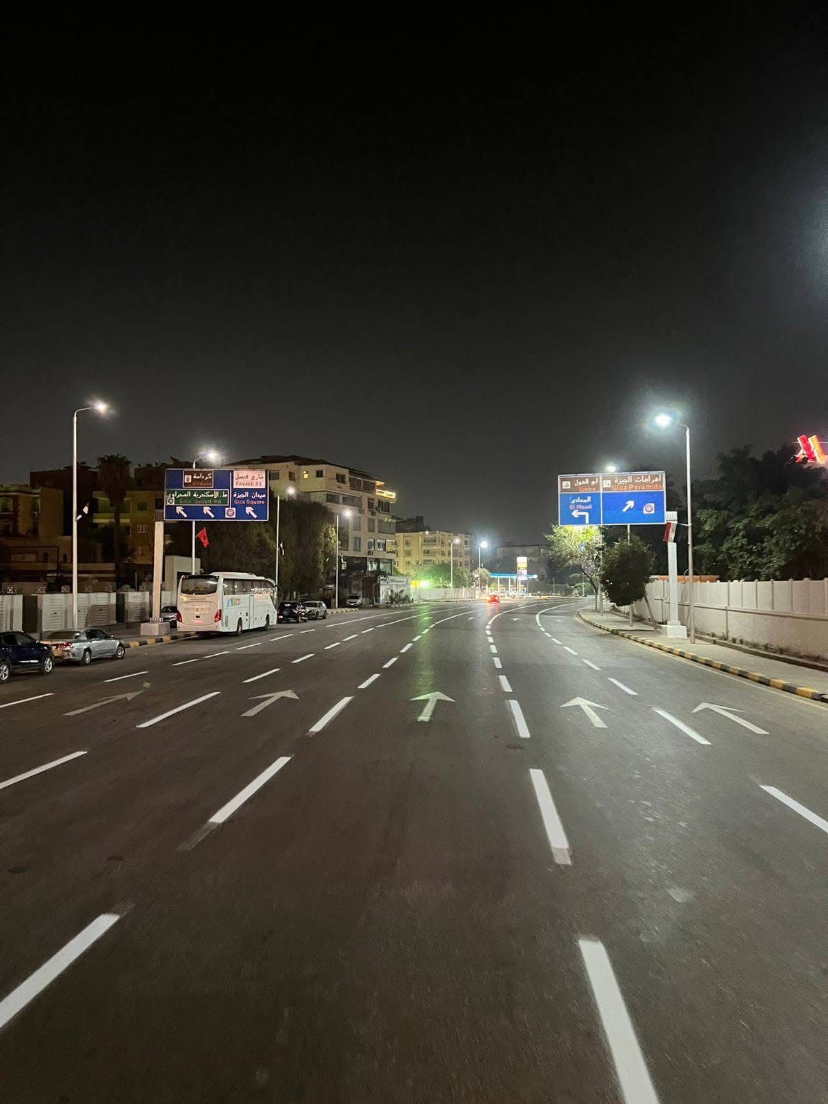 رفع كفاءة المسارات المؤدية للمتحف المصري الكبير (1) رفع كفاءة المسارات المؤدية للمتحف المصري الكبير (1)