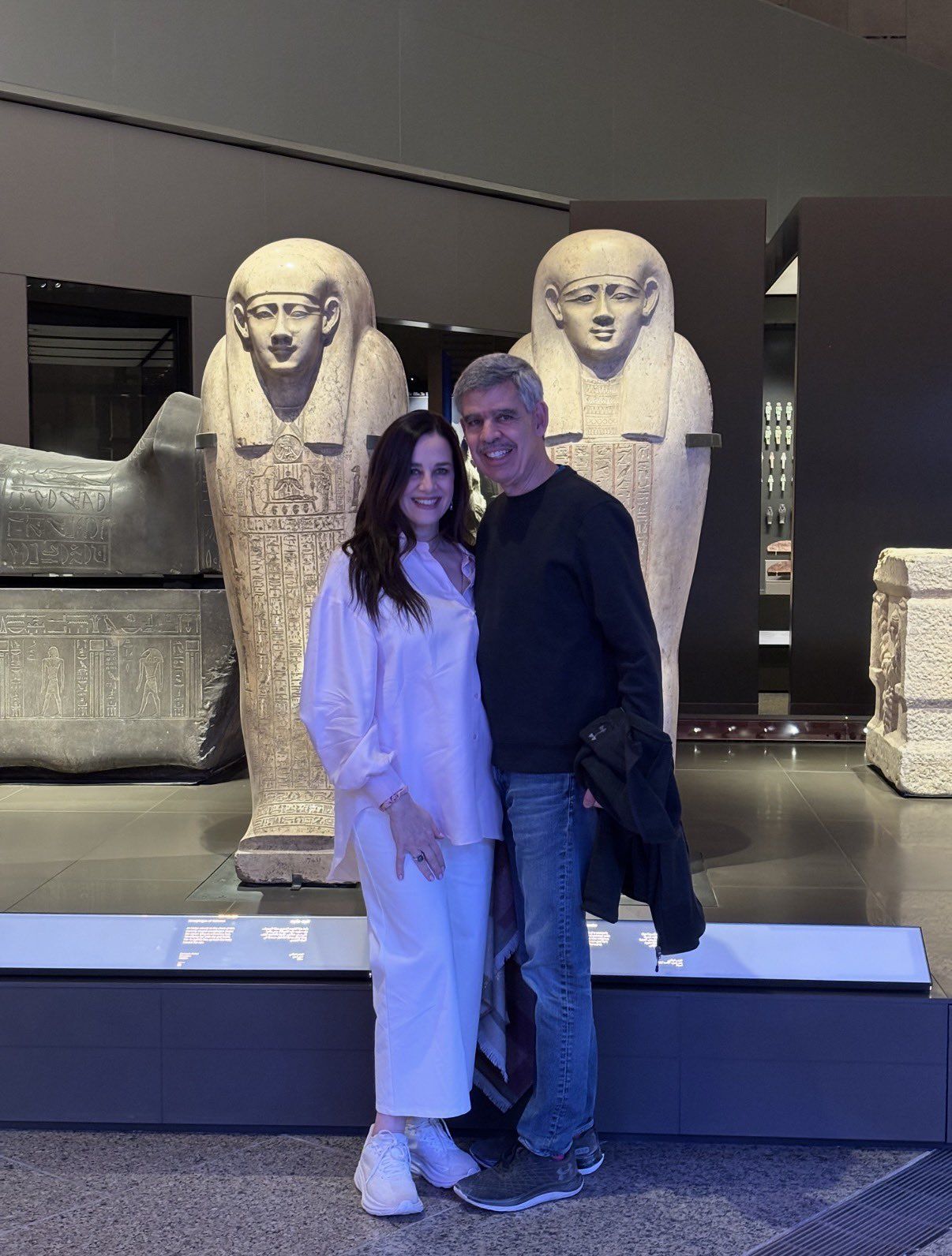 محمد العريان فى المتحف المصرى الكبير محمد العريان فى المتحف المصرى الكبير