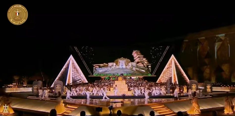 دير مارجرجس البطريركى فى احتفال المتحف المصرى الكبير دير مارجرجس البطريركى فى احتفال المتحف المصرى الكبير